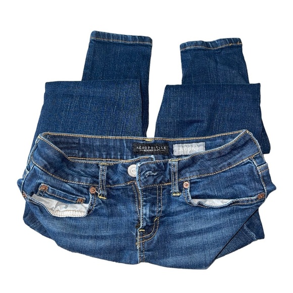 Aeropostale Women’s Dark Denim Skinny Jeans | Size 2 Short | Great Condition - Picture 7 of 8